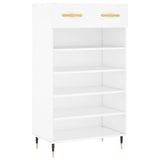 Shoe Cabinet White 60x35x105 cm Engineered Wood 829588