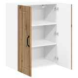Wall Glass Cabinet LUCCA Artisan Oak 60 x 31 x 80 cm 885054