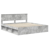 Bed Frame with Headboard Concerte 200 x 200 cm Engineered wood 3407835