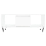 Coffee Table White 90x50x36.5 cm Engineered Wood 830588