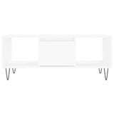 Coffee Table White 90x50x36.5 cm Engineered Wood 830588