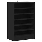 Shoe Cabinet Black 60x35x92 cm Engineered Wood 808946
