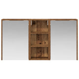 Bathroom Cabinet Set 3 pcs 116 x 16 x 62.5 cm Engineered wood 3403814