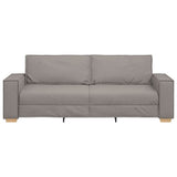 Sofa Taupe 220 x 78 x 84 cm Fabric 4104996