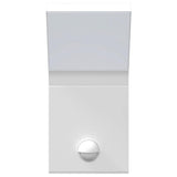 Outdoor LED Wall Lights with Sensors 2pcs White Die-cast Aluminium 4006275