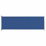 ZNTS Patio Retractable Side Awning 200x600 cm Blue 317972