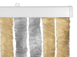Insect Curtain Chenille Grey and Beige 118 x 220 cm 100% PP 42034468