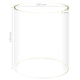 Glass Cylinder for Hot Dog Warmer 200x240 mm 50770