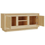 TV Cabinet Sonoma Oak 102x35x45 cm Engineered Wood 819863
