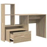 Desk Sonoma Oak 131.5 x 50 x 106.5 cm Engineered Wood 3337267