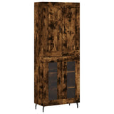 Highboard Smoked Oak 69.5x34x180 cm Engineered Wood 3199638