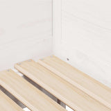 Daybed with Trundle and Drawers without Mattress White 80x200 cm 3302216