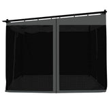 Gazebo with Mesh Walls Anthracite 3x3 m Steel 4003909