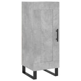 Highboard Concrete Grey 34.5x34x180 cm Engineered Wood 3199517