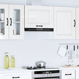 Kitchen Wall Cabinet Kalmar High Gloss White Engineered Wood 853599