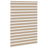 ZNTS Zebra Blind Sand Brown 155x230 cm Fabric Width 150.9 cm Polyester 4014610