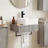 Wall-Mounted Wash Basin Grey Sonoma 50 x 41 x 39 cm 890194