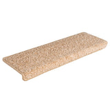 Stair Mats 15 pcs 65x21x4 cm Gold Rectangular Edge 326202