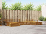 Sofa Sets 6 pcs Natural Solid Acacia Wood 3373909