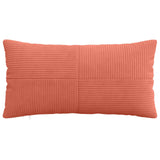 Cushion Cover 12 pcs ALMELO Red Orange 40 x 80 cm Corduroy 914619