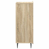Drawer Cabinet Sonoma Oak 33 x 34.5 x 92 cm Engineered Wood 894387