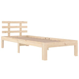 Bed Frame without Mattress Solid Wood 90x200 cm 814739
