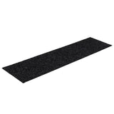 Stair Mats Self-adhesive 15 pcs 76x20 cm Black Rectangular 326926