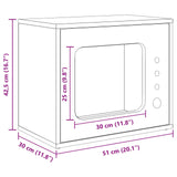 Cat House Gloss White 51 x 30 x 42.5 cm Engineered Wood 8000648