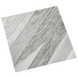 Self-adhesive Flooring Planks 55 pcs PVC 5.11 m Grey Striped 324678