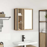 Bathroom Wall Cabinet with Mirror Sonoma Oak 50x21x60 cm 861903
