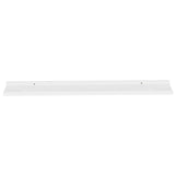 Wall Shelves 4 pcs High Gloss White 100x9x3 cm 326656