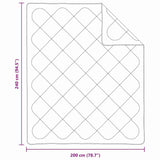 Quilts & Duvets White 240 x 200 cm Microfiber 42007773