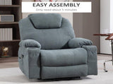 Power Lift Recliner Chair with Pocket Spring, Electric Lift Chair with Wide Backrest, Grey T3398P530765