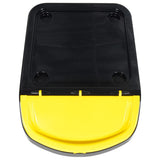 Stackable Waste Bins with Lids 3 pcs Black PP 120 L 364071