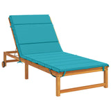 Sunlounger Cushion GEMERT 100% Polyester Turquoise 948556