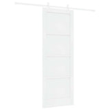 Sliding Door White 78 x 211 cm Solid Pine Wood 3333585