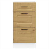 Kitchen Base Cabinet Porto Artisan Oak Engineered Wood 854229