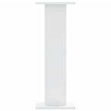 Speaker Stands 2 pcs White 30x30x80 cm Engineered Wood 852663