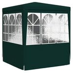 Professional Party Tent with Side Walls 2x2 m Green 90 g/m 48532