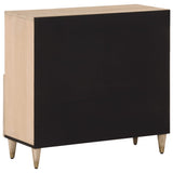 Side Cabinet 80x33x75 cm Solid Wood Mango 358275