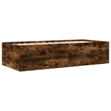 Daybed with Drawers without Mattress Smoked Oak 90x200 cm 3280878