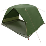 Backpacking Tent Green 2-Person 185T Polyester with PU Coating 42017409