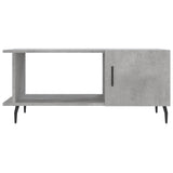 ZNTS Coffee Table Concrete Grey 90x50x40 cm Engineered Wood 829504