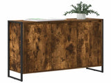 Side Cabinet Smoke Oak 96.5 x 30 x 75 cm Engineered Wood 886608
