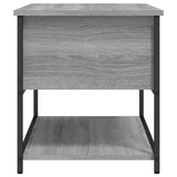Storage Bench Grey Sonoma 70x42.5x47 cm Engineered Wood 839021