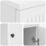 Desk High Gloss White Engineered Wood 142.5 x 50 x 75 cm 3414571