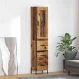 Highboard Old Wood 34.5 x 34 x 180 cm Engineered Wood 3415758