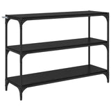 Book Cabinet Black oak 100 x 33 x 70.5 cm Engineered wood 881116