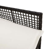 Garden Chair 2 pcs Black 55 x 53 x 85 cm Poly Rattan 42003445