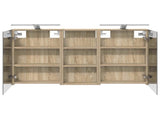 Bathroom Cabinet Set 3 pcs 110 x 10.5 x 60.5 cm Engineered wood 3403722